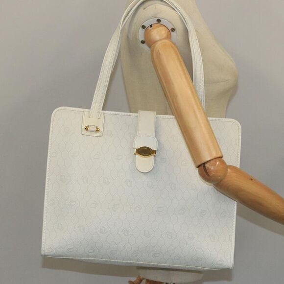 Dior Honeycomb White Canvas Shoulder Bag (Pre-Owned) - Picture 15 of 16